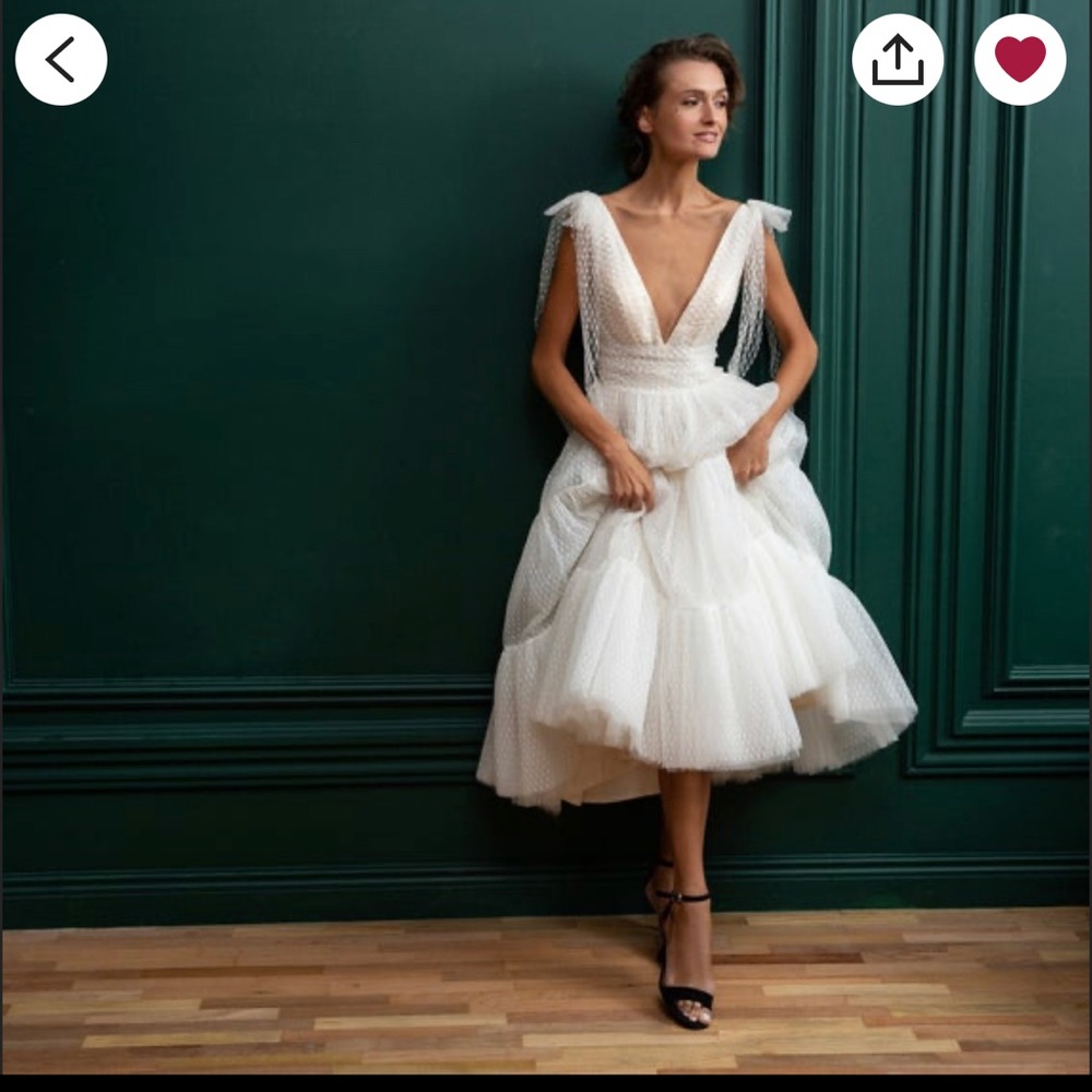 WHITE BRIDAL DRESS FROM ETSY